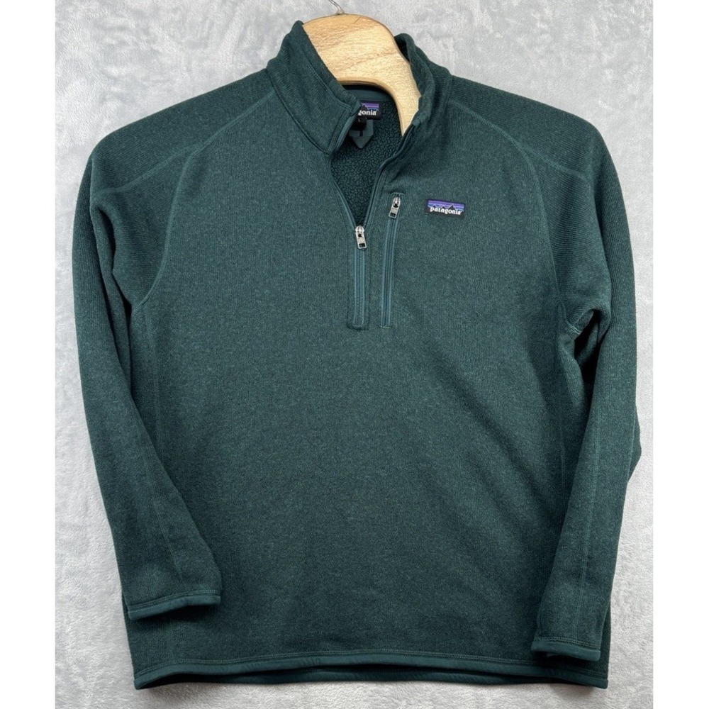 Patagonia Better Sweater 1/4 Zip Pullover Green Fleece 25523 FA19 Men's Size L
